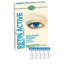 ESI RETIN ACTIVE MIRTILLO GOCCE OCULARI 10 FLACONCINI MONODOSE DA 0,5 ML - Farmacia Puddu Baire S.r.l.