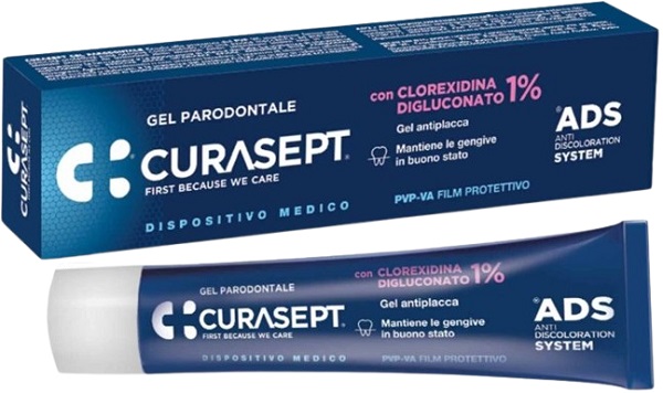 CURASEPT ADS GEL PARODONTALE CLOREXIDINA DIGLUCONATO 1% 30 ML - Farmacia Puddu Baire S.r.l.