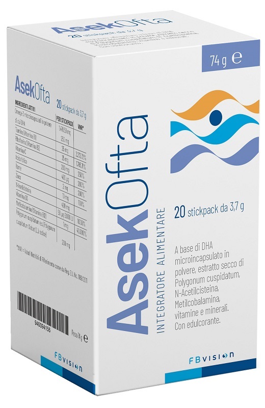 ASEK OFTA 20 STICKPACK - Farmacia Puddu Baire S.r.l.