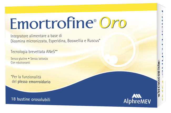 EMORTROFINE ORO 18 BUSTINE DA 3 G - Farmacia Puddu Baire S.r.l.
