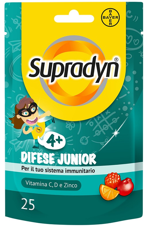 SUPRADYN DIFESE JUNIOR 25 CARAMELLE GOMMOSE - Farmacia Puddu Baire S.r.l.