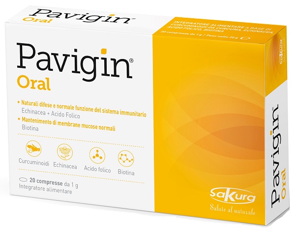 PAVIGIN ORAL 20 COMPRESSE - Farmacia Puddu Baire S.r.l.