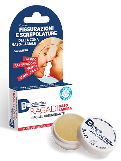 DERMOVITAMINA RAGADI NASO E LABBRA LIPOGEL RIPARATORE 8 ML - Farmacia Puddu Baire S.r.l.