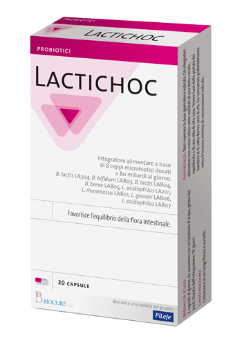 LACTICHOC 20 CAPSULE - Farmacia Puddu Baire S.r.l.