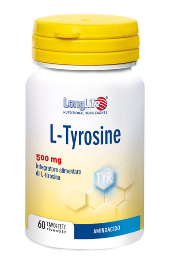 LONGLIFE L-TYROSINE 60 TAVOLETTE RIVESTITE DA 1,2 G - Farmacia Puddu Baire S.r.l.