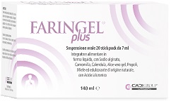 FARINGEL PLUS 20 STICK PACK 7 ML - Farmacia Puddu Baire S.r.l.