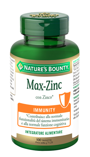 MAX ZINC 100 TAVOLETTE - Farmacia Puddu Baire S.r.l.