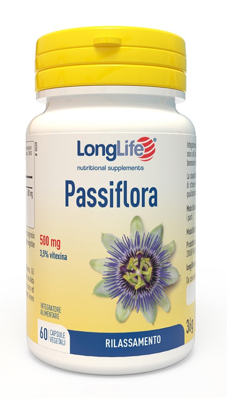LONGLIFE PASSIFLORA 60 CAPSULE VEGETALI - Farmacia Puddu Baire S.r.l.