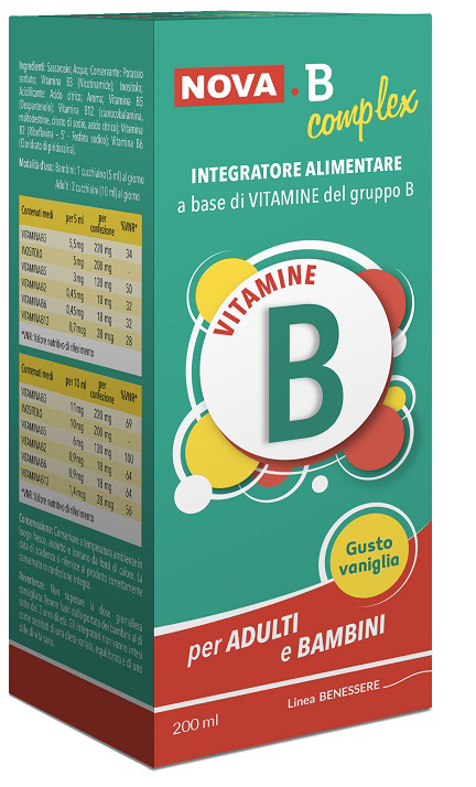 NOVA B SCIROPPO 200 ML - Farmacia Puddu Baire S.r.l.