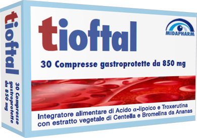 TIOFTAL 30 COMPRESSE GASTROPROTETTE - Farmacia Puddu Baire S.r.l.