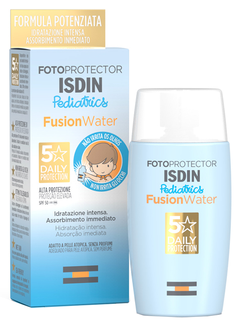 FOTOPROTECTOR PEDIATRICS FUSION WATER SPF50 - Farmacia Puddu Baire S.r.l.