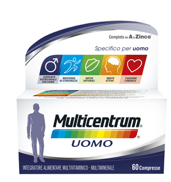 MULTICENTRUM UOMO 60 COMPRESSE - Farmacia Puddu Baire S.r.l.