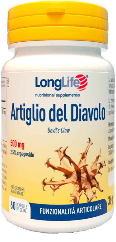 LONGLIFE ARTIGLIO DEL DIAVOLO 2% 60 CAPSULE - Farmacia Puddu Baire S.r.l.