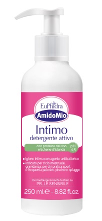 EUPHIDRA AMIDOMIO INTIMO DETERGENTE ATTIVO 250 ML - Farmacia Puddu Baire S.r.l.