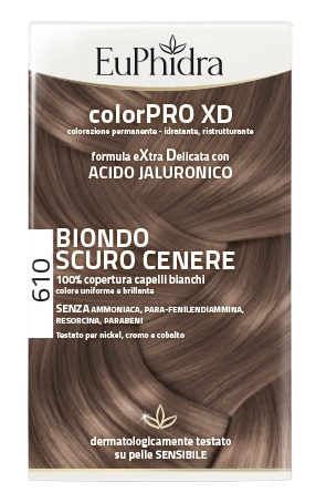 EUPHIDRA COLORPRO XD610 BIONDO SCURO 50 ML - Farmacia Puddu Baire S.r.l.