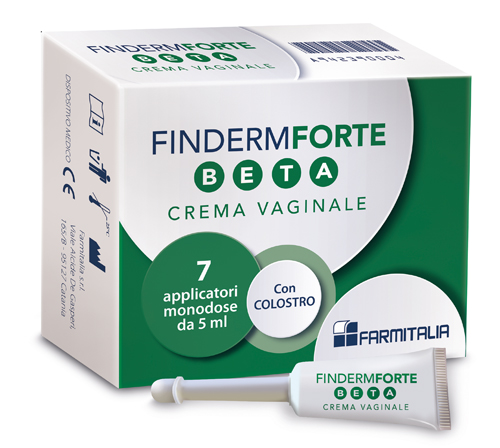 FINDERM FORTE BETA CREMA VAGINALE 7 APPLICATORI MONOUSO 5 G - Farmacia Puddu Baire S.r.l.
