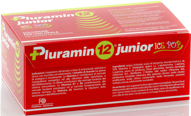 PLURAMIN12 JUNIOR 14 STICK PACK 12 ML - Farmacia Puddu Baire S.r.l.