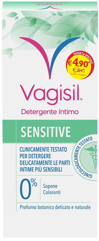 VAGISIL DETERGENTE SENSITIVE 250 ML - Farmacia Puddu Baire S.r.l.