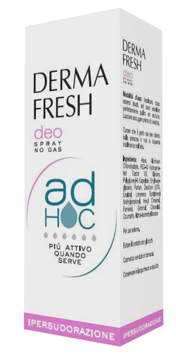 DERMAFRESH DEO SPRAY NO GAS AD HOC IPERSUDORAZIONE DEODORANTE 100 ML - Farmacia Puddu Baire S.r.l.