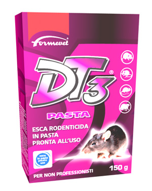 DT3 PASTA ESCA RODENTICIDA PRONTA ALL'USO 150 G - Farmacia Puddu Baire S.r.l.