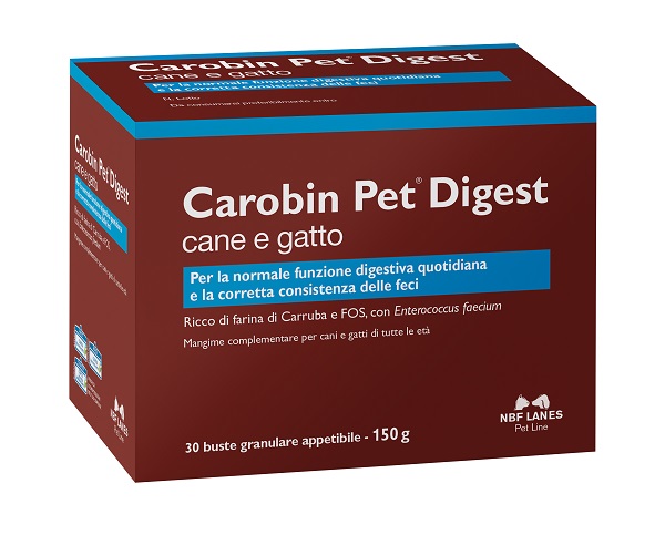 CAROBIN PET DIGEST GRANULARE 30 BUSTE DA 5 G - Farmacia Puddu Baire S.r.l.