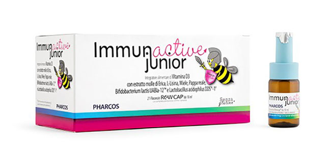 IMMUNACTIVE JUNIOR PHARCOS 21 FIALE 10 ML - Farmacia Puddu Baire S.r.l.