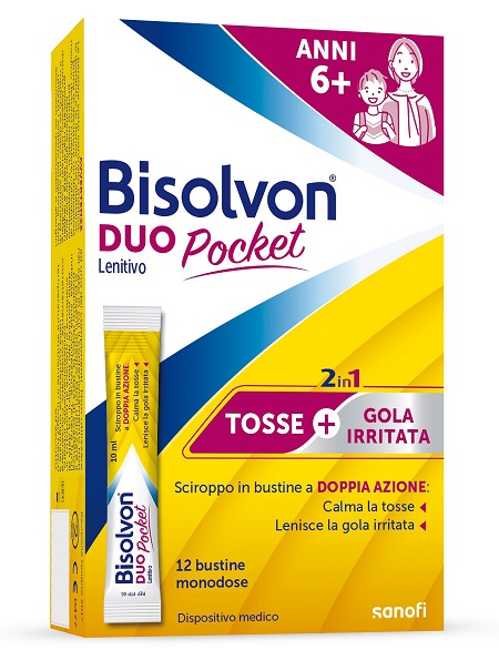 BISOLVON DUO POCKET LENITIVO NEW 12 BUSTINE - Farmacia Puddu Baire S.r.l.