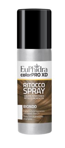 EUPHIDRA COLORPRO XD TINTURA RITOCCO SPRAY CAPELLI BIONDO 75 ML - Farmacia Puddu Baire S.r.l.