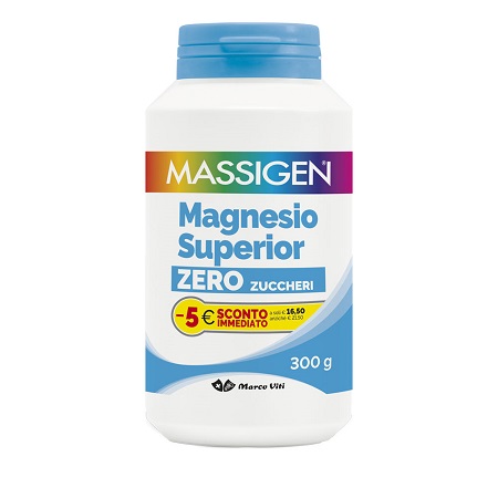 MASSIGEN MAGNESIO SUPERIOR PROMO 300 G - Farmacia Puddu Baire S.r.l.