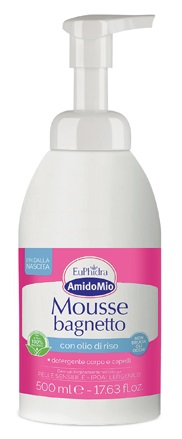 EUPHIDRA AMIDOMIO MOUSSE BAGNETTO 500 ML - Farmacia Puddu Baire S.r.l.