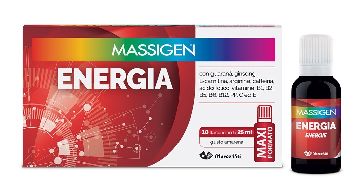 MASSIGEN ENERGIA 10 FLACONI DA 25 ML - Farmacia Puddu Baire S.r.l.