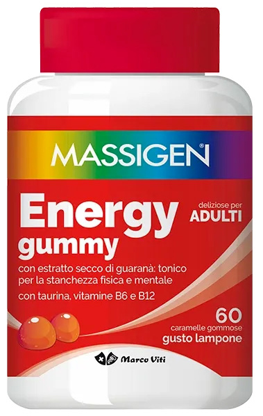 MASSIGEN ENERGY GUMMY 60 CARAMELLE - Farmacia Puddu Baire S.r.l.