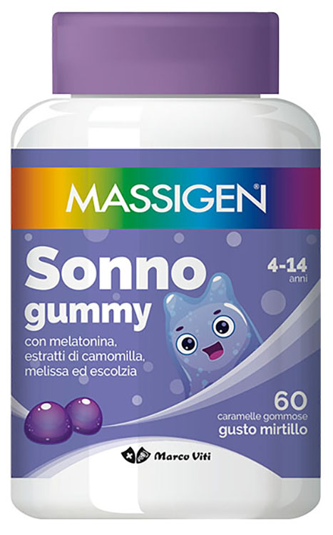 MASSIGEN SONNO GUMMY 60 CARAMELLE - Farmacia Puddu Baire S.r.l.