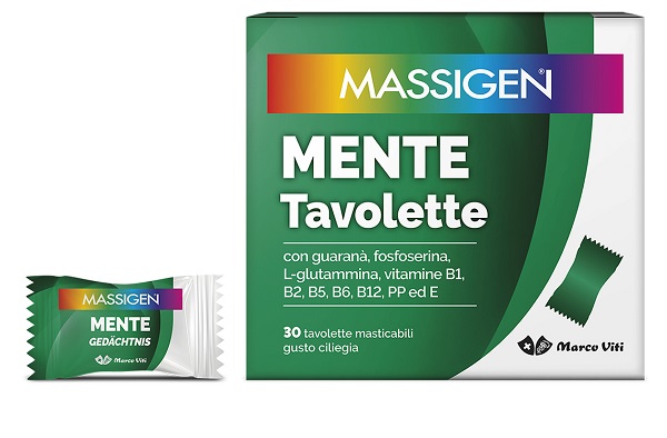 MASSIGEN MENTE 30 TAVOLETTE MASTICABILI - Farmacia Puddu Baire S.r.l.