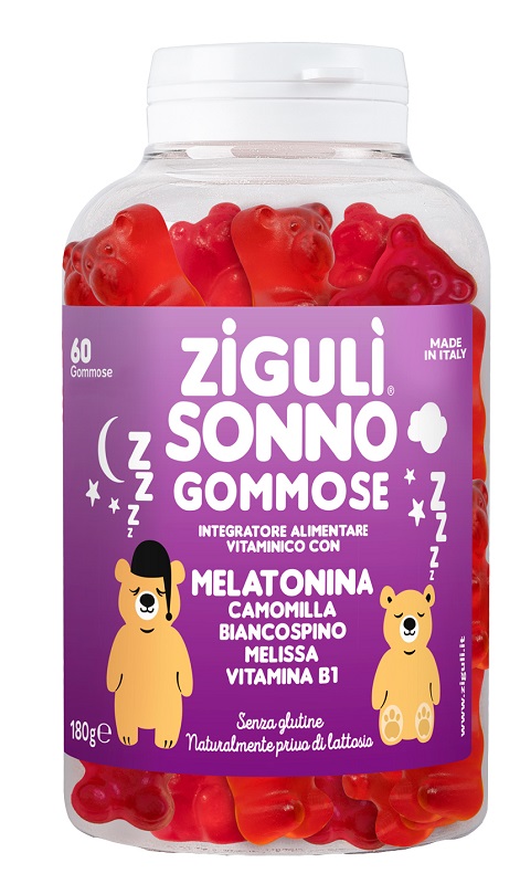 ZIGULI SONNO FRAGOLA 60 GOMMOSE - Farmacia Puddu Baire S.r.l.