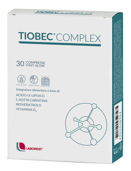TIOBEC COMPLEX 30 COMPRESSE FAST SLOW - Farmacia Puddu Baire S.r.l.