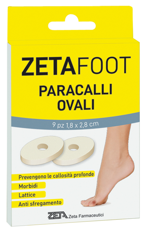 ZETAFOOT PARACALLO OVALE LATTICE 9 PEZZI - Farmacia Puddu Baire S.r.l.