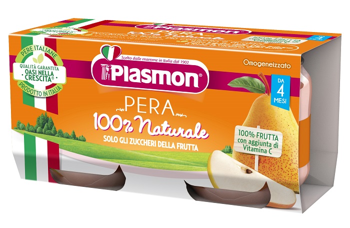 PLASMON OMOGENEIZZATO PERA 2 X 80 G - Farmacia Puddu Baire S.r.l.