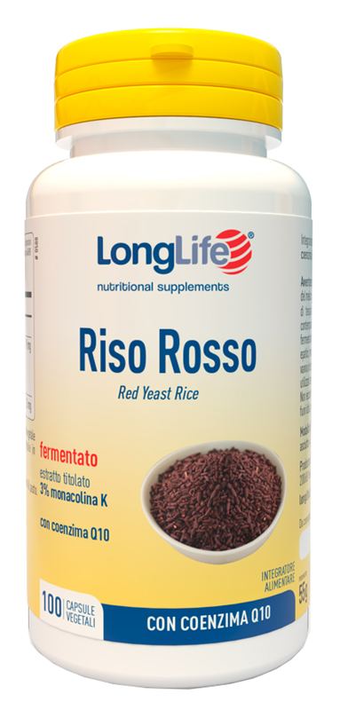 LONGLIFE RISO ROSSO 100 CAPSULE VEGETALI - Farmacia Puddu Baire S.r.l.