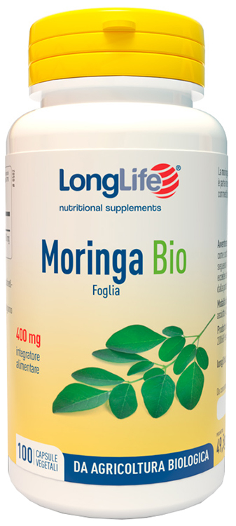 LONGLIFE MORINGA BIO 100 CAPSULE VEGETALI - Farmacia Puddu Baire S.r.l.