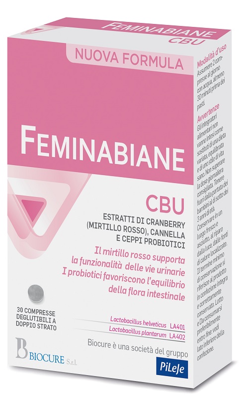 FEMINABIANE CBU 30 COMPRESSE - Farmacia Puddu Baire S.r.l.