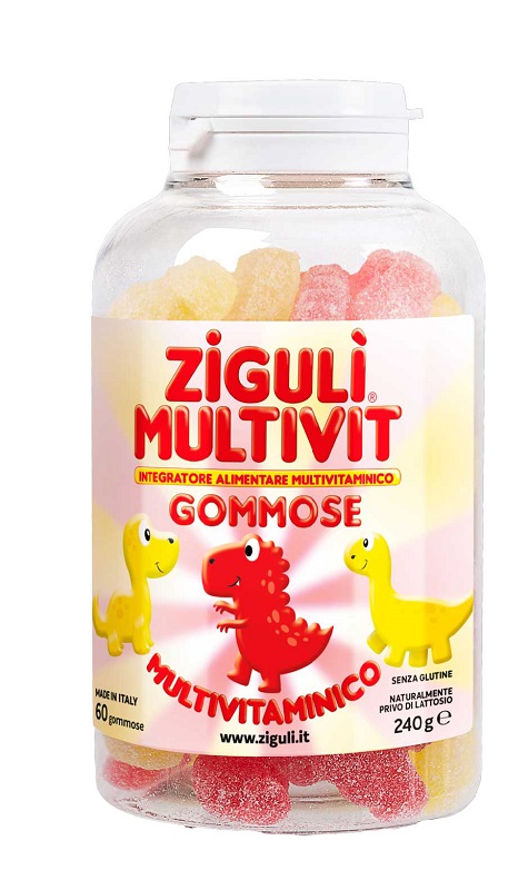 ZIGULI MULTIVIT FRAGOLA E BANANA 60 GOMMOSE - Farmacia Puddu Baire S.r.l.