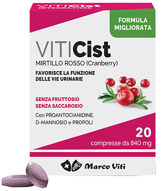 VITICIST MIRTILLO 20 COMPRESSE RIVESTITE - Farmacia Puddu Baire S.r.l.