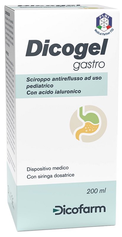 SCIROPPO ANTIREFLUSSO PEDIATRICO DICOGEL GASTRO 200 ML - Farmacia Puddu Baire S.r.l.