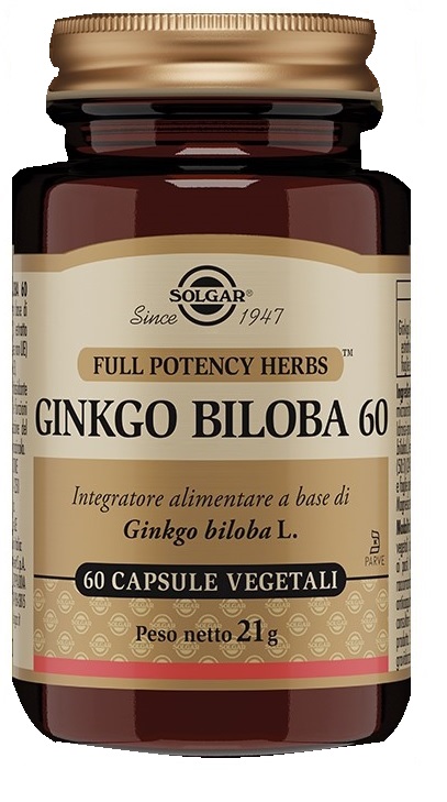 GINKGO BILOBA 60 60 CAPSULE VEGETALI - Farmacia Puddu Baire S.r.l.