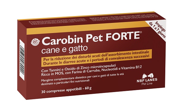 CAROBIN PET FORTE 30 COMPRESSE - Farmacia Puddu Baire S.r.l.