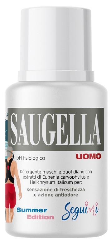 SAUGELLA UOMO PH FISIOLOGICO DETERGENTE MASCHILE QUOTIDIANO 100 ML - Farmacia Puddu Baire S.r.l.