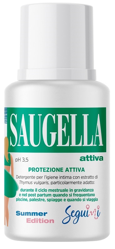 SAUGELLA ATTIVA PH 3,5 PROTEZIONE ATTIVA DETERGENTE IGIENE INTIMA 100 ML - Farmacia Puddu Baire S.r.l.
