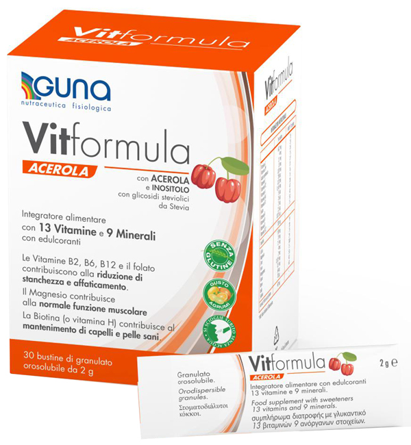 VITFORMULA ACEROLA 30 STICK 2 G - Farmacia Puddu Baire S.r.l.