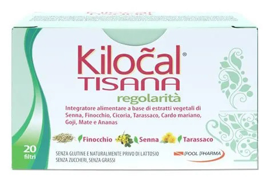 KILOCAL TISANA REGOLARITA' 20 FILTRI - Farmacia Puddu Baire S.r.l.